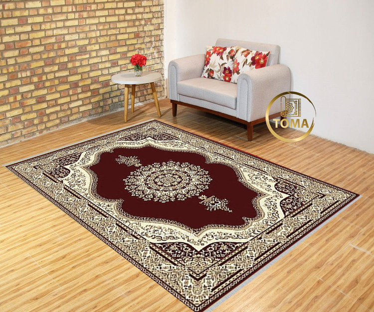 فرشینه هال و پذیرایی کد H138 رویه مخمل درجه یک استپ دار بدون سُر