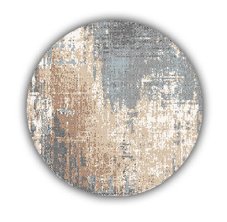 فرش گرد زیبا و با کیفیت