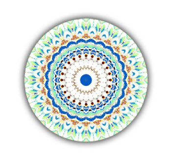 فرش گرد مدرن و زیبا