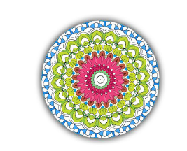 فرش گرد خوش قیمت و زیبا