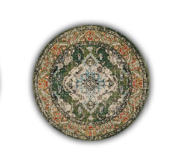 فرش گرد زیبا و ارزان