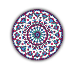 فرش گرد با کیفیت و عالی