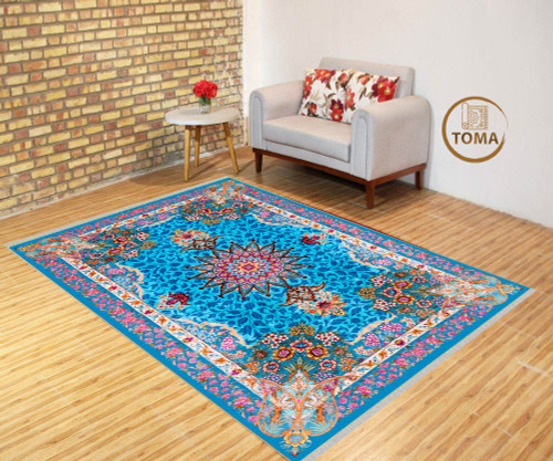 خرید اینترنتی فرشینه طرح فرش ابریشم