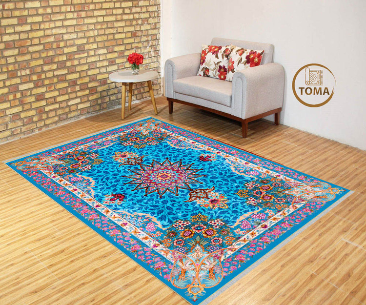 خرید اینترنتی فرشینه طرح فرش ابریشم