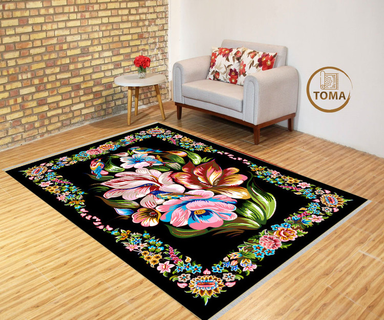 فرشینه طرح فرش ابریشم