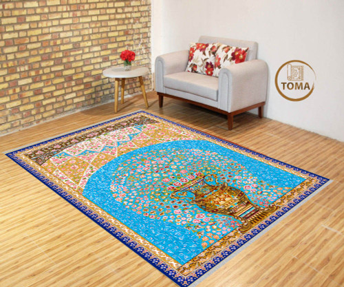 فرش ابریشم حراج