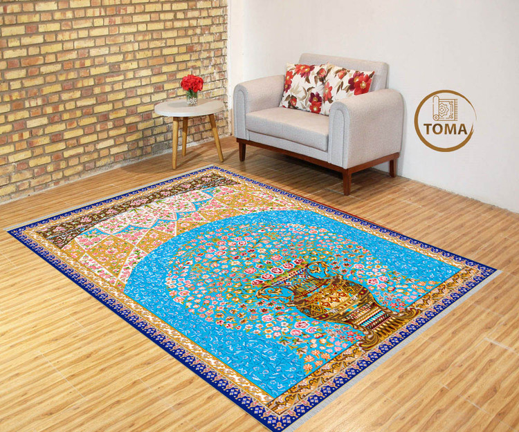 فرش ابریشم حراج