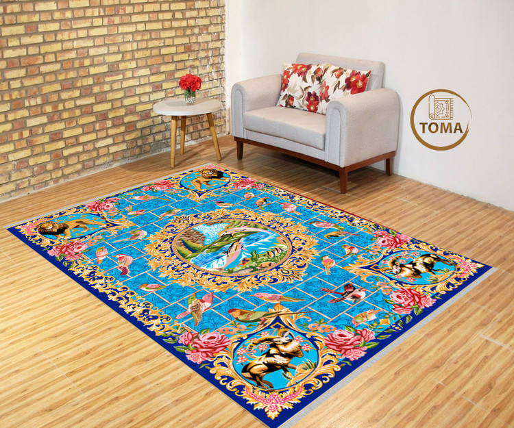 فرشینه طرح فرش ابریشمی