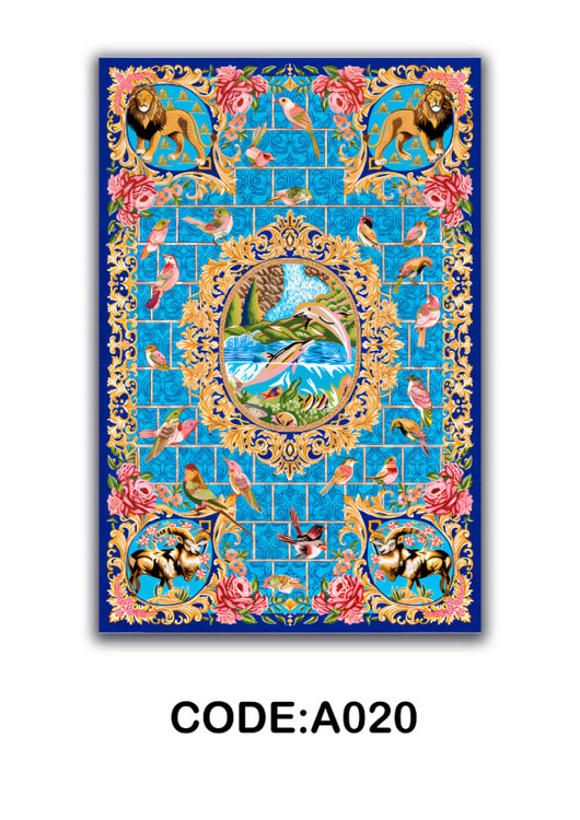 فرش ابریشمی