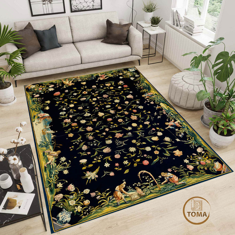 فرشینه طرح فرش ابریشم