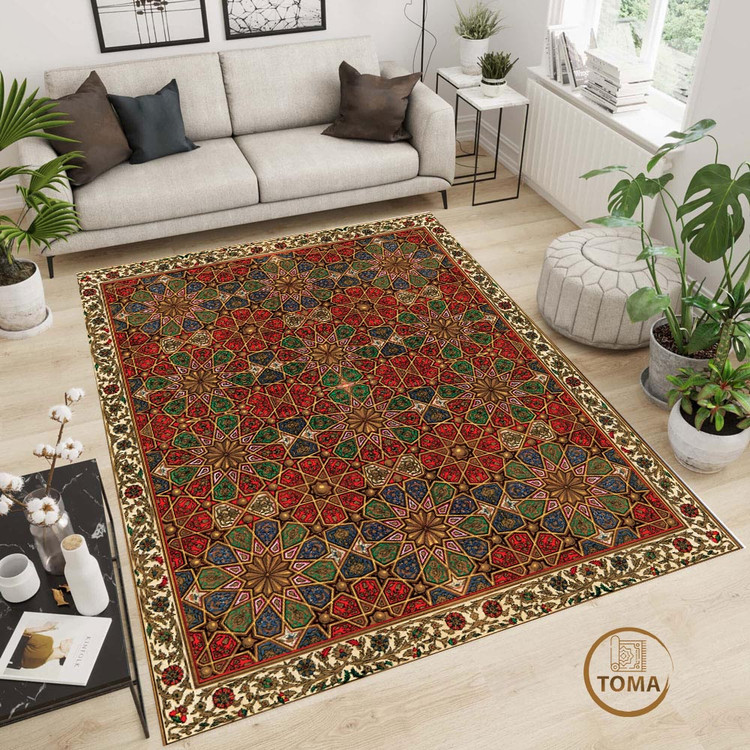 فرشینه طرح فرش ابریشم