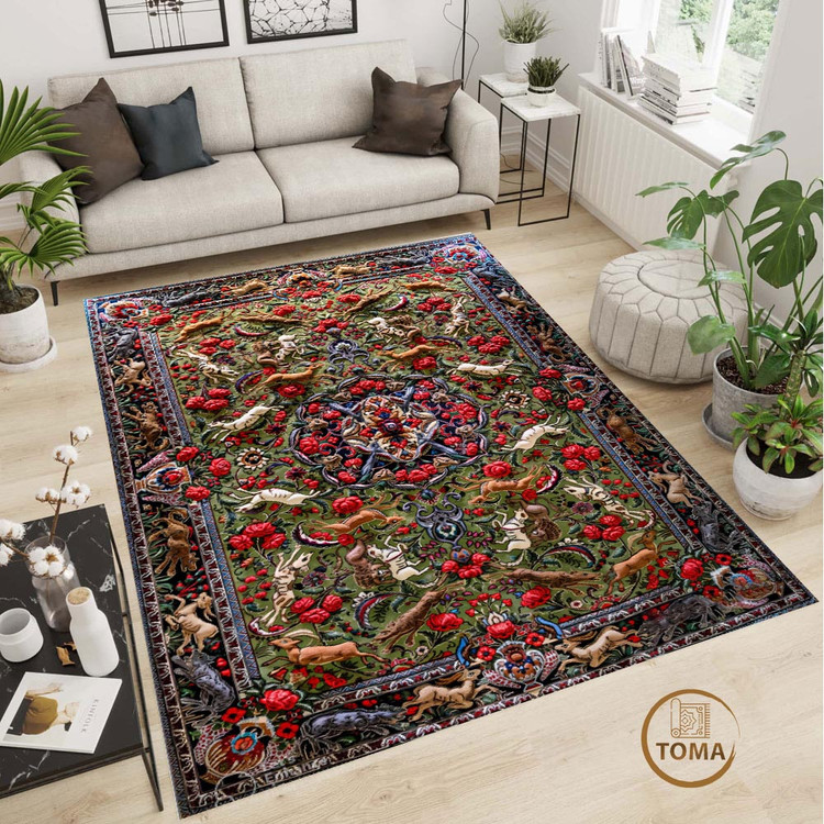 فرش ابریشم ارزان قیمت