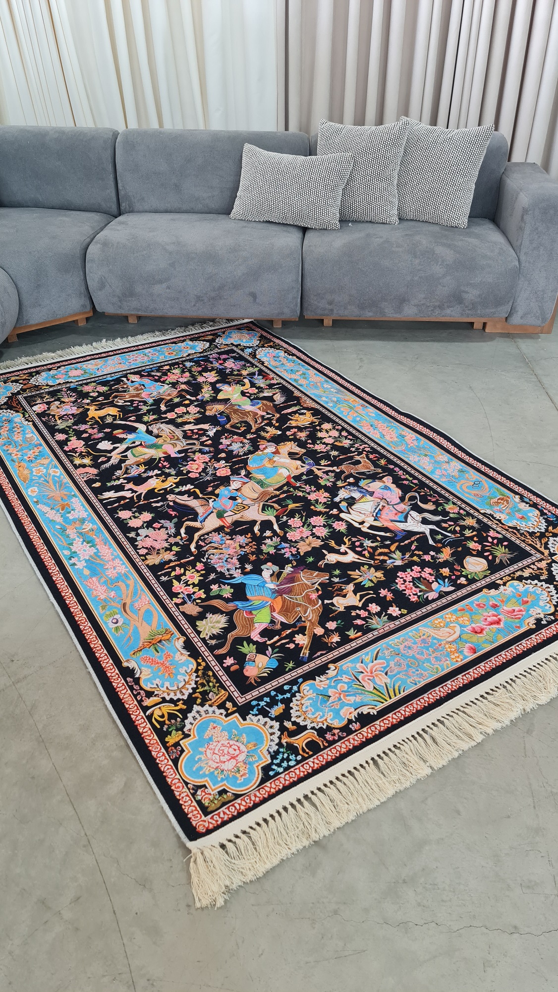 فرش ارزان ابریشم