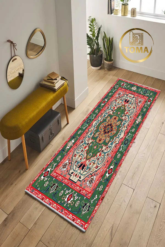 فرشینه راهرویی کد R103 قابل شستشوی راحت، سبک و لایه پشت استُپ دار