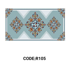 فرشینه راهرویی کد R105 قابل شستشوی راحت، سبک و لایه پشت استُپ دار