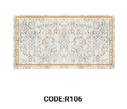 فرش راهرویی کد R106 قابل شستشوی راحت، سبک و لایه پشت استُپ دار