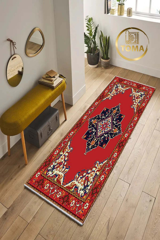 فرش کناره کد R115 قابل شستشوی راحت، سبک و لایه پشت استُپ دار
