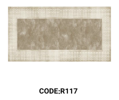 فرش کناره کد R117 قابل شستشوی راحت، سبک و لایه پشت استُپ دار