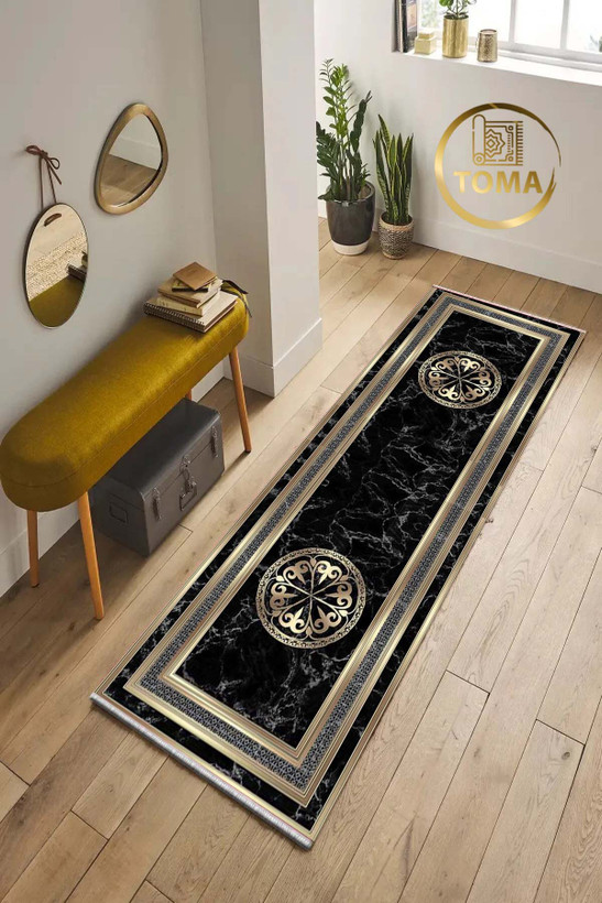 فرش کناره کد R120 قابل شستشوی راحت، سبک و لایه پشت استُپ دار