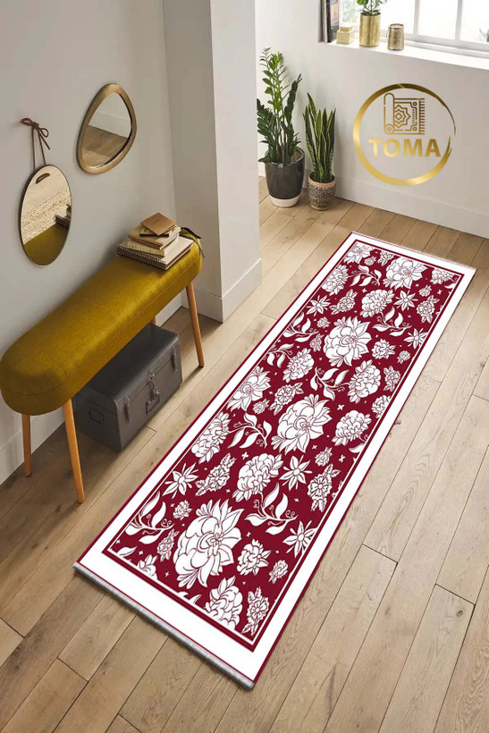 فروش اینترنتی فرش راهرویی کد R133 قابل شستشوی راحت، سبک و لایه پشت استُپ دار