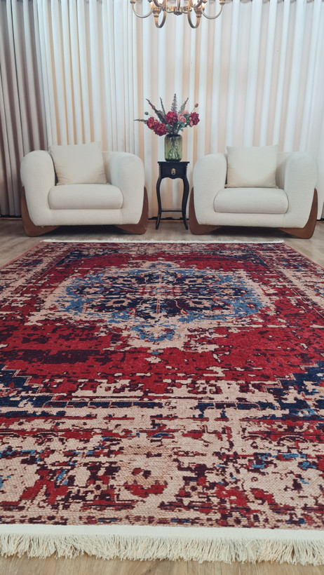 فرشینه هال و پذیرایی کد H156 رویه مخمل درجه یک استپ دار بدون سُر