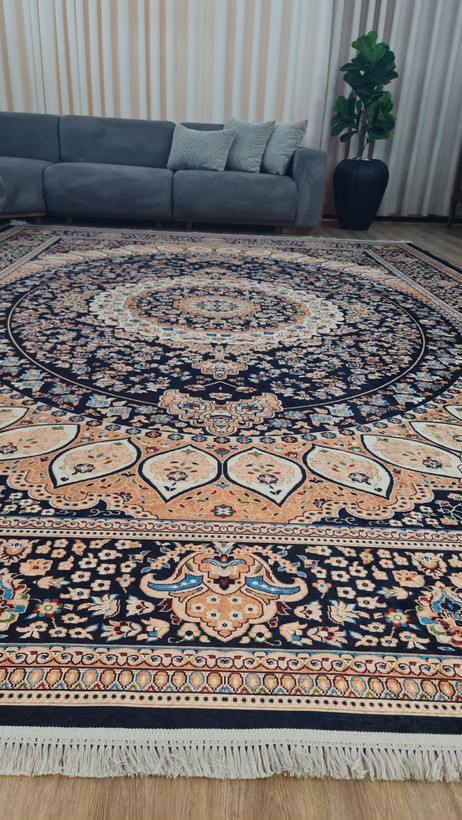 فرشینه هال و پذیرایی کد H553 رویه مخمل درجه یک استپ دار بدون سُر
